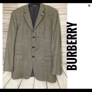 Burberry Nordstrom Plaid Jacket Size 44 XLG